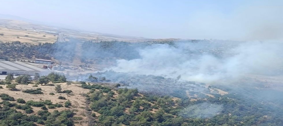 KAHRAMANMARAŞ’TA ORMAN YANGINI KONTROL ALTINA ALINDI