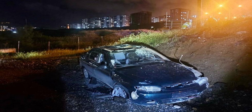 KAHRAMANMARAŞ’TA OTOMOBİL TAKLA ATTI: 2 YARALI
