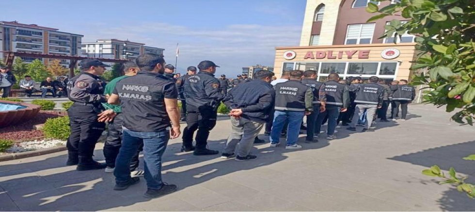 KAHRAMANMARAŞ’TA ZEHİR TACİRLERİNE AĞIR DARBE