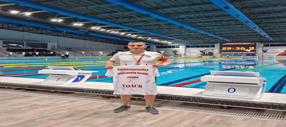 KAHRAMANMARAŞLI YÜZÜCÜ DOĞUKAN DEMİR TÜRKİYE ŞAMPİYONU OLDU