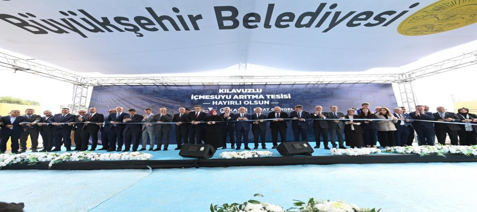 KILAVUZLU İÇMESUYU ARITMA TESİSİ HİZMETE AÇILDI