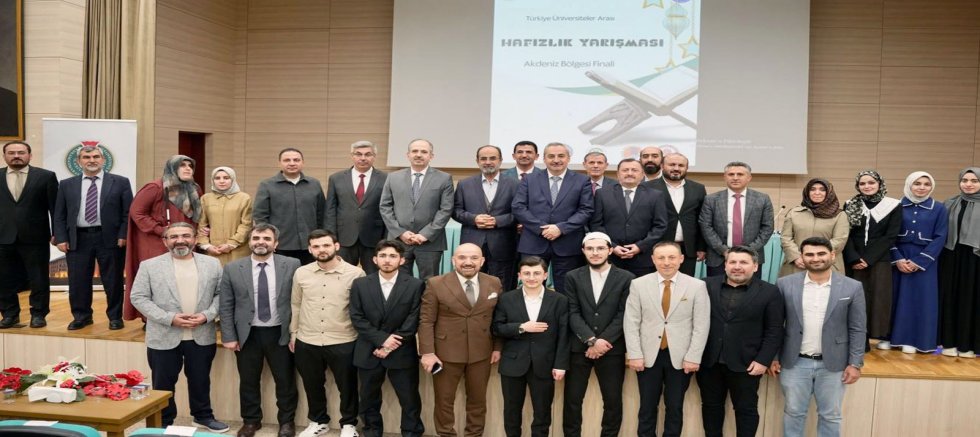 KSÜ’DE HAFIZLIK YARIŞMASI AKDENİZ BÖLGE FİNALİ GERÇEKLEŞTİRİLDİ