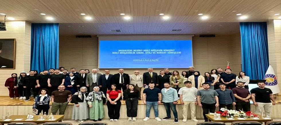 KSÜ’DE MALİ MÜŞAVİRLİK MESLEĞİ ÖĞRENCİLERLE BULUŞTU