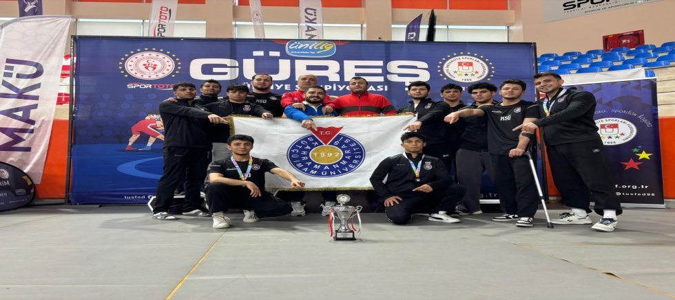 KSÜ’LÜ GÜREŞÇİLERDEN ÜNİLİG TÜRKİYE ŞAMPİYONASI’NDA BÜYÜK BAŞARI