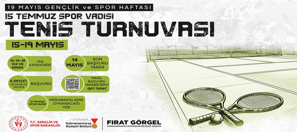 MİNİK RAKETLER 19 MAYIS COŞKUSUNU KORTTA YAŞAYACAK; TURNUVAYA BAŞVURULAR BAŞLADI