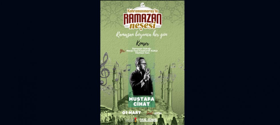 MUSTAFA CİHAT, RAMAZAN SOKAĞI’NDA EZGİ VE İLAHİLERLE GÖNÜLLERE DOKUNACAK