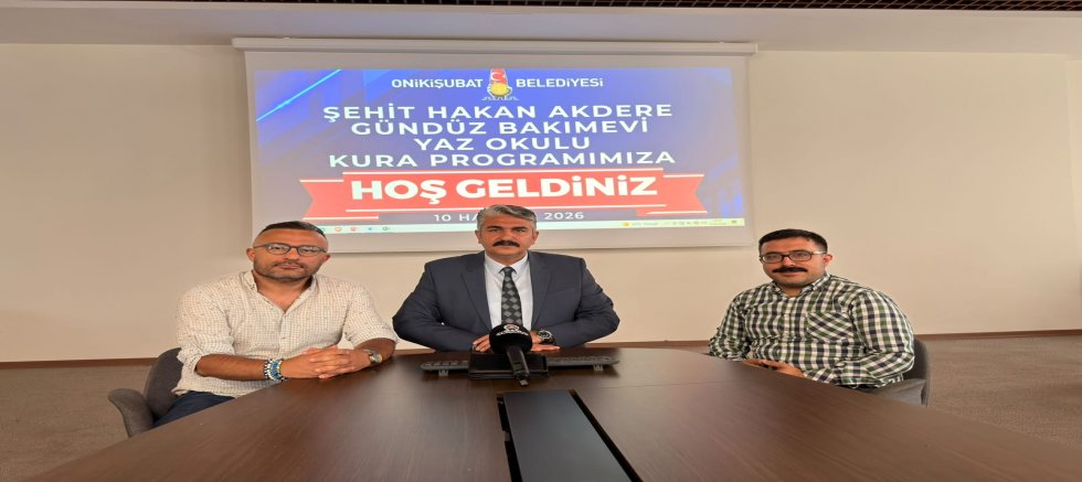 ONİKİŞUBAT BELEDİYESİ’NİN ‘MİNİK KALPLER YAZ OKULU’NDA KURALAR ÇEKİLDİ