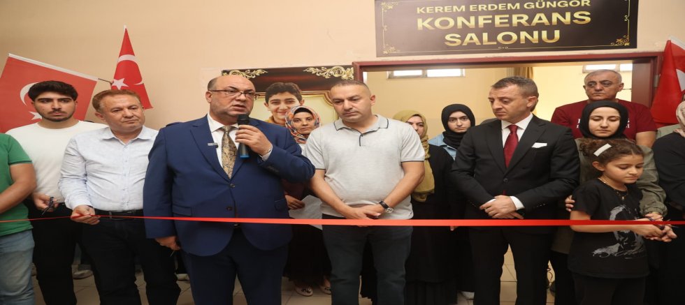 ŞEHİDİN İSMİ KONFERANS SALONUNDA YAŞATILACAK