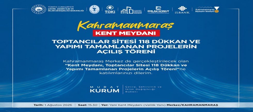 ŞEHRE DEĞER KATACAK 5 YATIRIM DAHA HİZMETE GİRİYOR