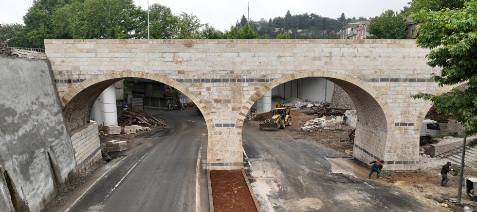 TARİHİ KANLIDERE KÖPRÜSÜ’NÜN RESTORASYONU TAMAMLANIYOR