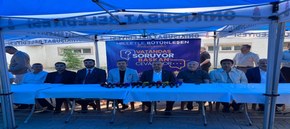TEKİR MAHALLESİ’NDE GÖNÜL BULUŞMASI: BAŞKAN HANİFİ TOPTAŞ VATANDAŞLARIN SORULARINI YANITLADI