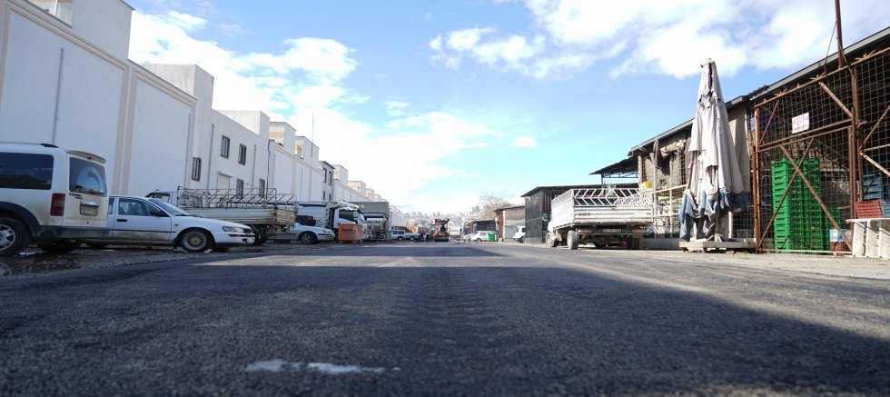 TOPTANCILAR SİTESİ’NİN YOLU YENİLENİYOR