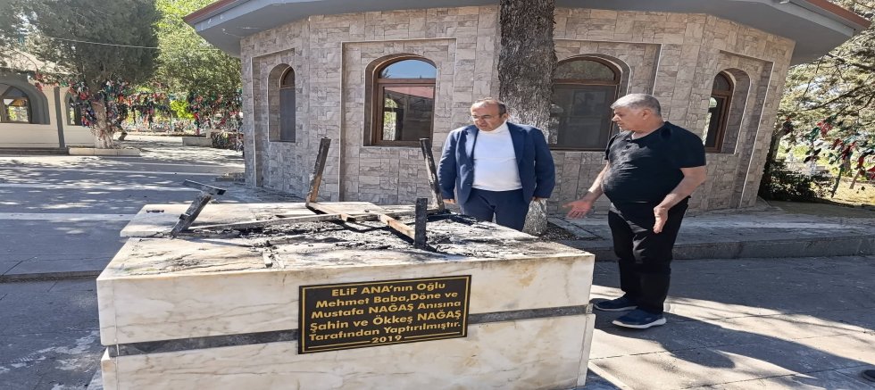 ÜNAL ATEŞ: ELİF ANA TÜRBESİ’NE YAPILAN SALDIRI HEPİMİZİ DERİNDEN ÜZDÜ