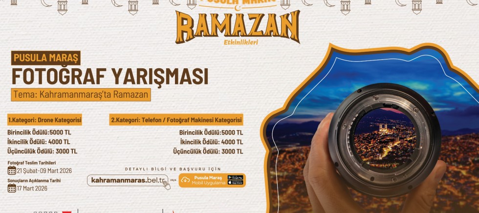 PUSULA MARAŞ’TAN GENÇLERE RAMAZAN TEMALI ÖDÜLLÜ FOTOĞRAF YARIŞMASI