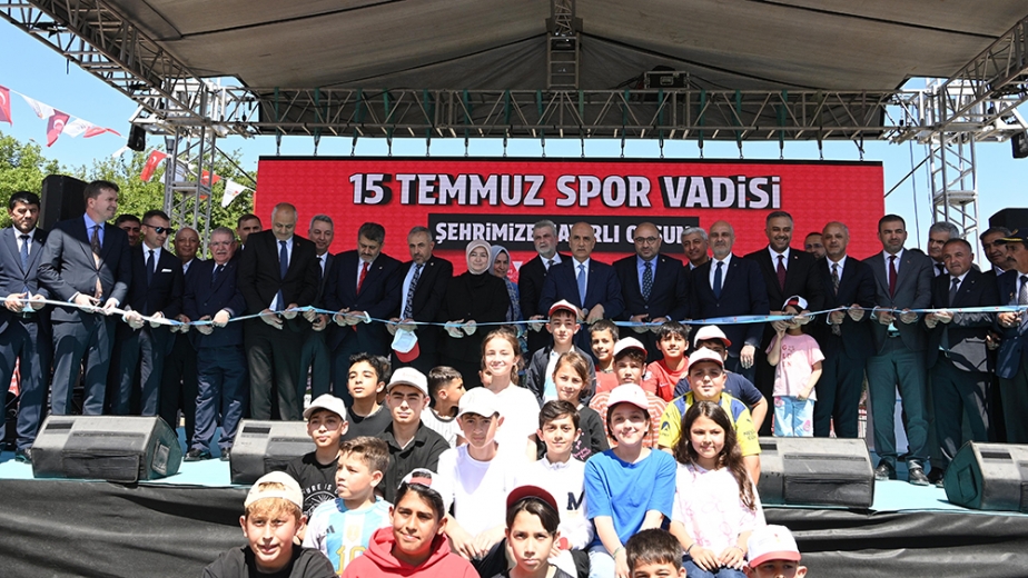 ŞEHRİN İLK SPOR VADİSİ GÖRKEMLİ TÖRENLE AÇILDI
