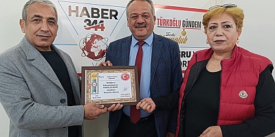 Anadolu Basın Yayın Birliği Genel Başkan Salih Ergül ve kili Ayhan Akyol