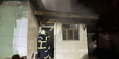 AFŞİN’DE İKAMET YANGINI KORKUTTU 