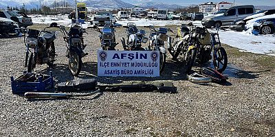 Kahramanmaraş’ın Afşin İlçe Emniyet Müdürlüğü ekipleri