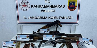 AFŞİN’DE SİLAH VE MÜHİMMAT KAÇAKÇILIĞI OPERASYONU: 1 TUTUKLAMA