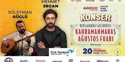 AĞUSTOS FUARI’NDA MÜZİK VE ŞİİR DOLU BİR GECE ZİYARETÇİLERİ BEKLİYOR
