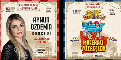 Uluslararası Geleneksel Ağustos Fuarı’nda 22 Ağustos Perşembe günü sanat dolu bir gece yaşanacak. Aynur Özdemir