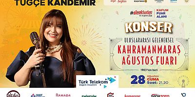 AĞUSTOS FUARI’NDA SAHNE SIRASI TUĞÇE KANDEMİR’İN