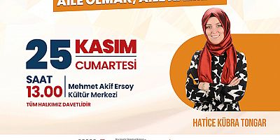 AİLE DANIŞMANI TONGAR, EBEVEYNLERE SESLENECEK