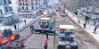 ASFALT SIRASI ZÜBEYDE HANIM BULVARI’NDA