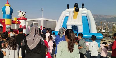 Kahramanmaraş’ta depremzede çocuklara ara tatil çevre çocuk etkinliği düzenlendi.