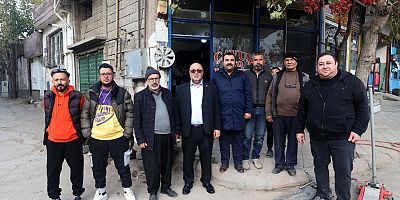 BAŞKAN AKPINAR'DAN SAKARYA ÇARŞISINDA ESNAF ZIYARETİ