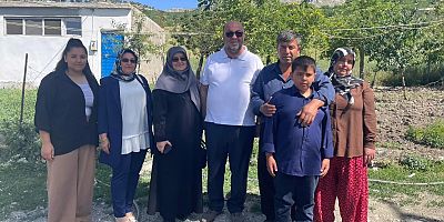 BAŞKAN AKPINAR'DAN SMA HASTASI MİRAN ALİ İÇİN ANLAMLI DESTEK  