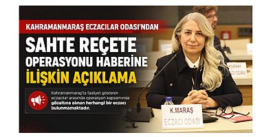 BAŞKAN EBRU KAYA: ECZACILAR HAKSIZ ŞEKİLDE ZAN ALTINDA BIRAKILIYOR