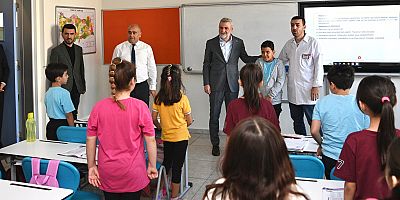 “Babamın Arkadaşı” projesi kapsamında Şehit Jandarma Uzman Çavuş Gürcan Kepekçi’nin oğlu Muhammet Milcan Efe’yi evinden alarak okuluna bırakan Başkan Görgel
