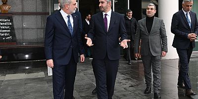 BAŞKAN GÖRGEL, BAKAN YARDIMCISI ZAFER TARIKDAROĞLU’NU MAKAMINDA AĞIRLADI