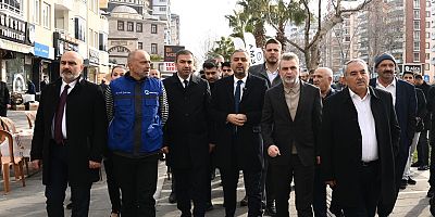 Binevler’de esnaflarla bir araya gelen Başkan Görgel