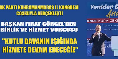 BAŞKAN GÖRGEL: 