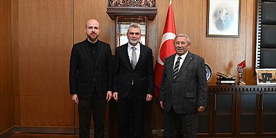 BAŞKAN GÖRGEL, DÜNYA ETNOSPOR KONFEDERASYONU BAŞKANI ERDOĞAN’I AĞIRLADI