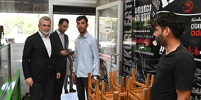 BAŞKAN GÖRGEL, KANUNİ’DE ESNAF VE VATANDAŞLARLA BİR ARAYA GELDİ