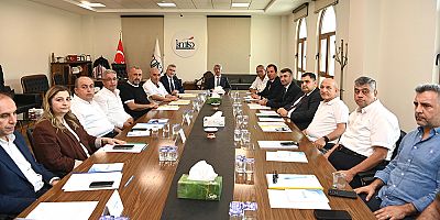 Tekstil İhtisas OSB Müteşebbis Heyeti Toplantısı’na katılan Başkan Görgel