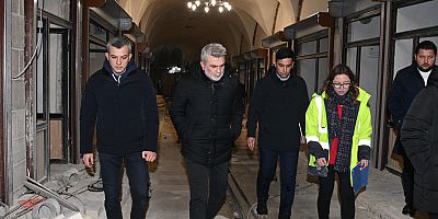 BAŞKAN GÖRGEL: “TARİHİ KAPALI ÇARŞI’MIZIN RESTORASYONU TAMAMLANIYOR”