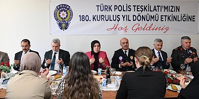 Türk Polis Teşkilatı’nın kuruluşunun 180. yıl dönümü dolayısıyla düzenlenen programa katılan Başkan Görgel