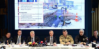 BAŞKAN GÖRGEL VE VALİ ÜNLÜER, ŞEHİRDEKİ SON DURUMU AKTARDI