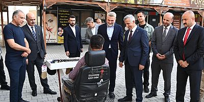 Trabzon Caddesi’nde yürütülen yerinde dönüşüm çalışmalarını inceleyen ve vatandaşlarla bir araya gelen Başkan Görgel