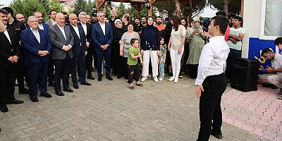 BAŞKAN GÜNGÖR, +1 SOKAĞI’N AÇILIŞINA KATILDI