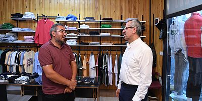 BAŞKAN GÜNGÖR; “ESNAFIMIZI KALICI İŞ YERLERİNE DE YERLEŞTİRECEĞİZ”