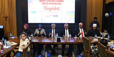 Şairler Tepesi’nde düzenlenen ‘Şehit Çocuklarına Vefa’ programında şehit aileleriyle bir araya gelen Başkan Güngör