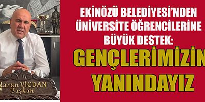 BAŞKAN HARUN VİCDAN’IN BARINMA DESTEĞİ VAADİ GERÇEKLEŞİYOR