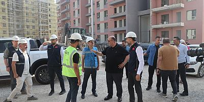 BAŞKAN MEHMET AKPINAR, GÜNEŞEVLER REZERV KONUT PROJESİ SAHASINI İNCELEDİ