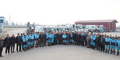 BAŞKAN OKAY, BELEDİYE ÇALIŞANLARIYLA BİR ARAYA GELDİ