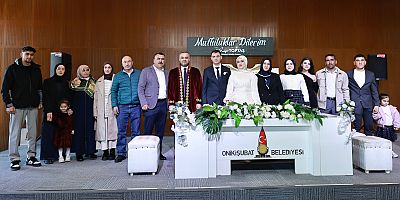 BAŞKAN TOPTAŞ, 25 ÇİFTİN MUTLULUĞUNA ORTAK OLDU, KENDİ REKORUNU KIRDI